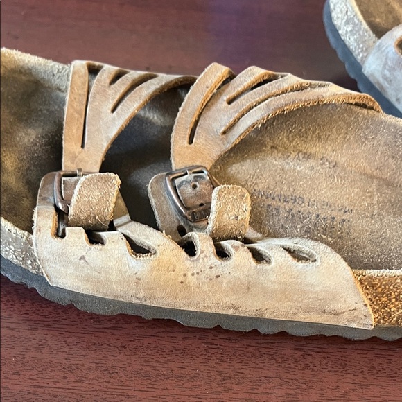 Birkenstock Tan Suede Sandals - Picture 4 of 7